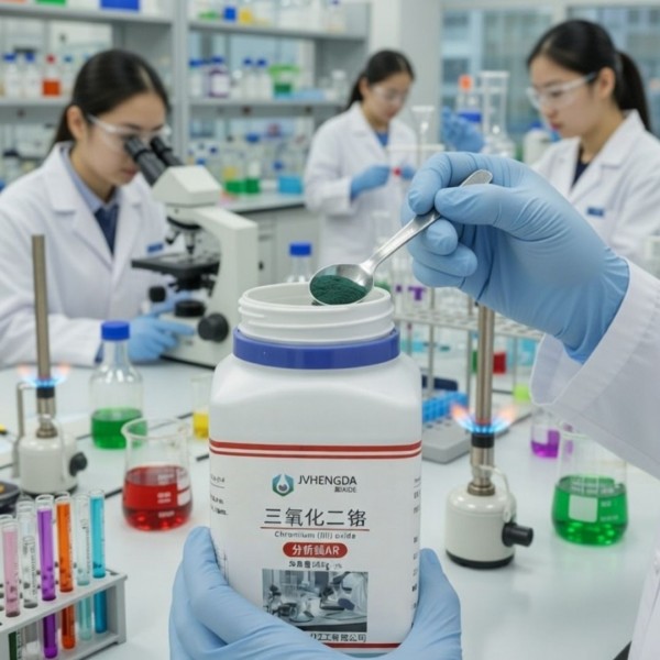 Bột Crom Oxit (Cr2O3) 500g AR Màu Xanh Lá Cao Cấp – Chất Màu Bền Đẹp Cho Sơn & Gốm Sứ 