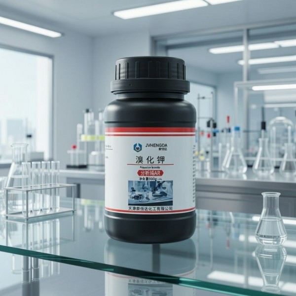 Kali Bromua KBr Potassium Bromide 500G Cấp CP Độ Tinh Khiết Cao Hóa Chất Thí Nghiệm Nguyên Liệu Phòng Lab 