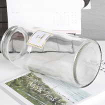 Bình hoa thủy tinh Lọ hoa pha phê cao cấp vintage sang trọng màu trong suốt cao 25cm