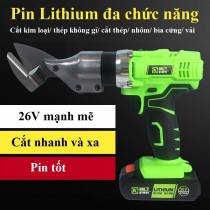 Máy cắt tôn tấm cầm tay dùng pin - Cắt các loại vật liệu kim loại