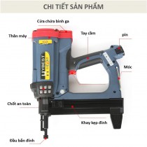 MÁY BẮN ĐINH BÊ TÔNG DÙNG GAS HYBEST 