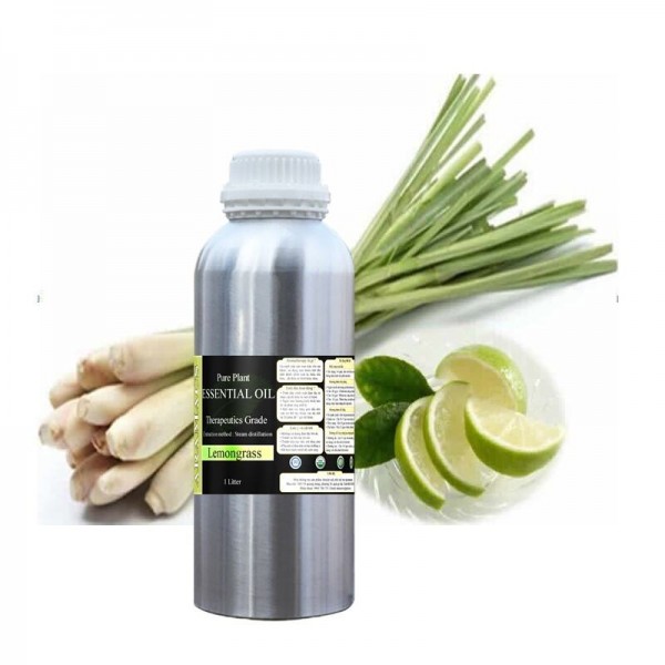 [HCM]Tinh dầu sả chanh hữu cơ nguyên chất 100% thiên nhiên khuếch tán đuổi muỗi và côn trùng 1000ml
